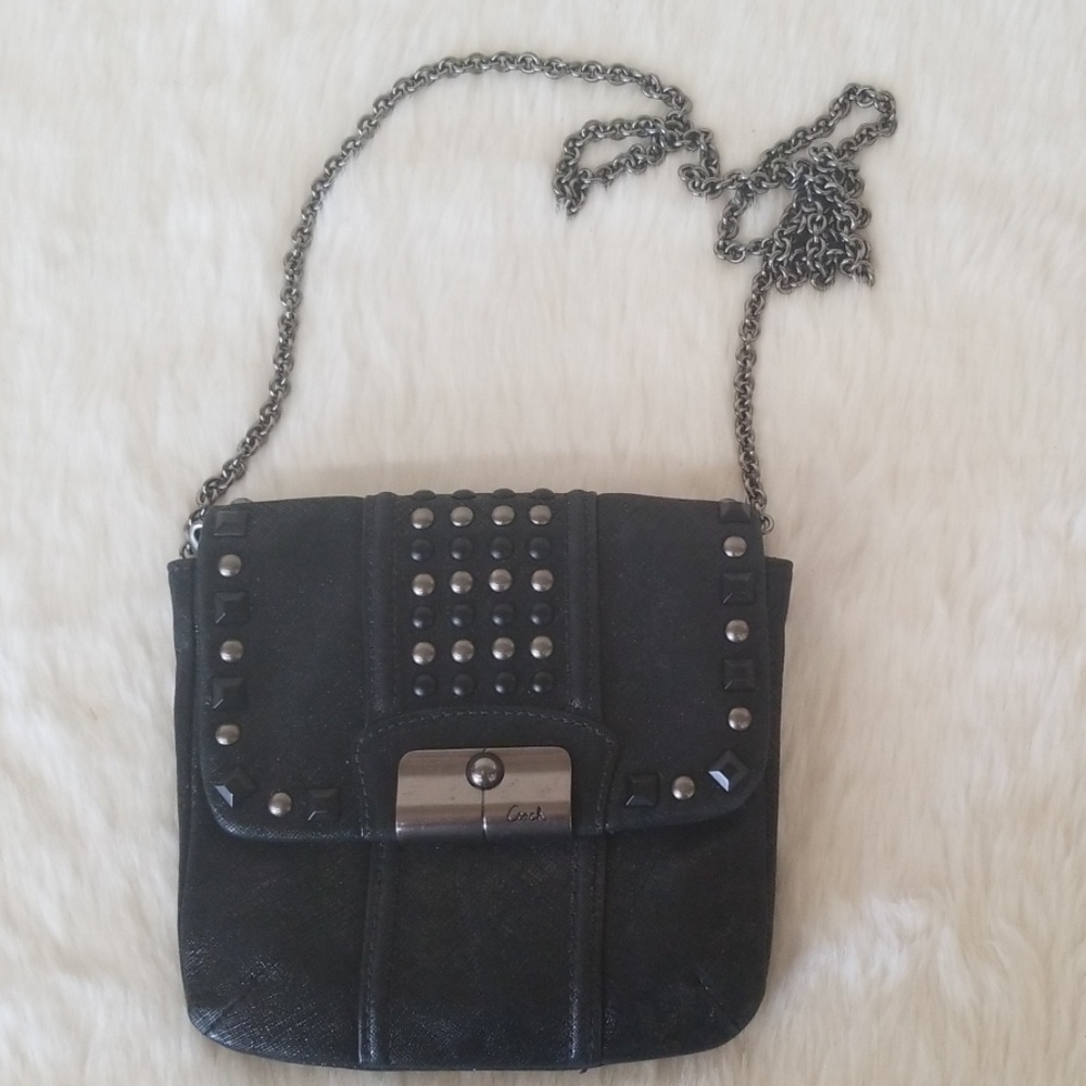 Coach studded crossbody bag